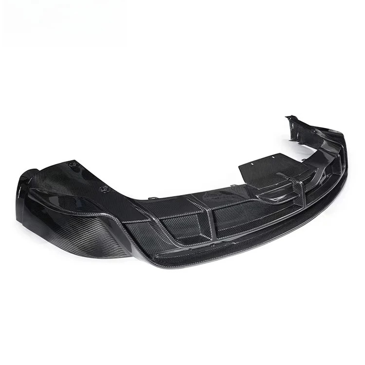 For  Model X  2023 Rear Lip Diffuser Spoiler Dry Carbon Fiber Rear Bumper Diffuser